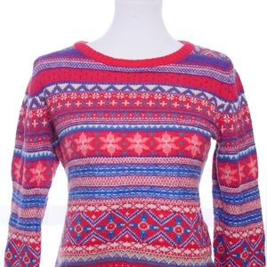 H&M Soft Long Sleeve Fair Isle Sweater Sz. Med